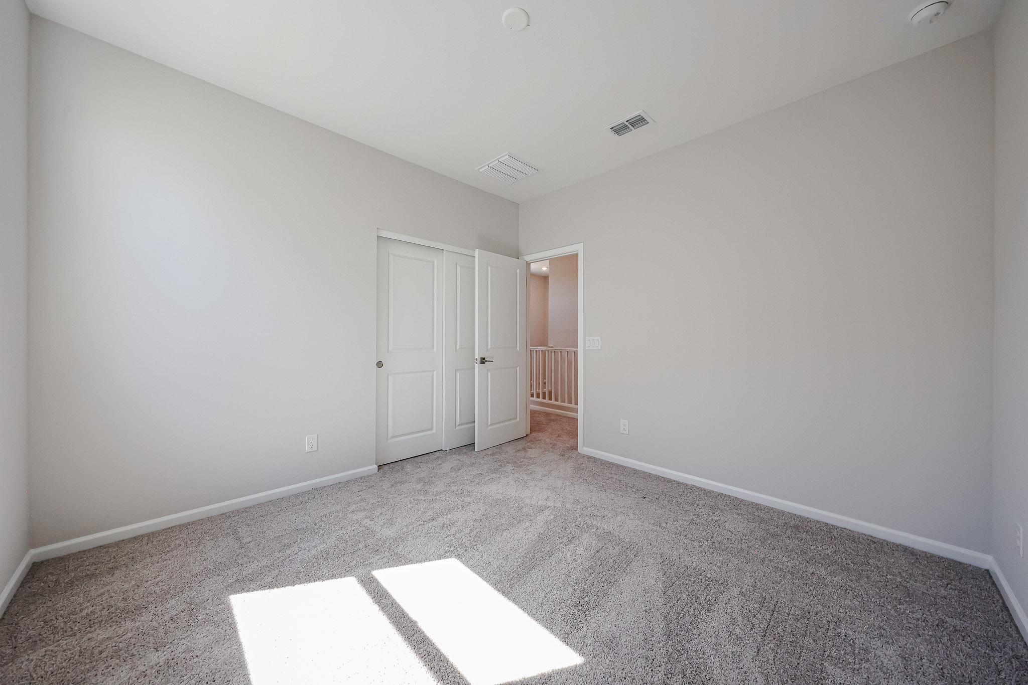 A room with white walls.