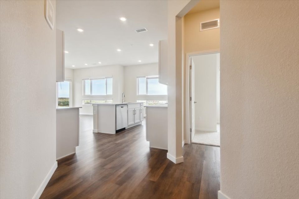 A large empty kitchen.