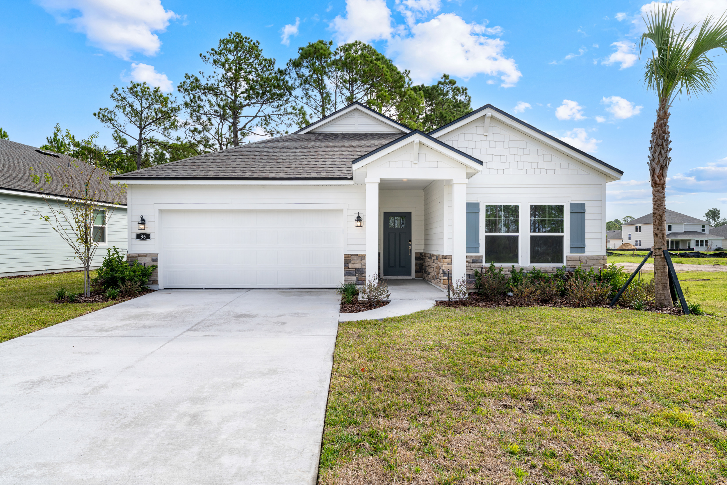 Lot 212 Front Exterior at Reserve East in Flagler Beach