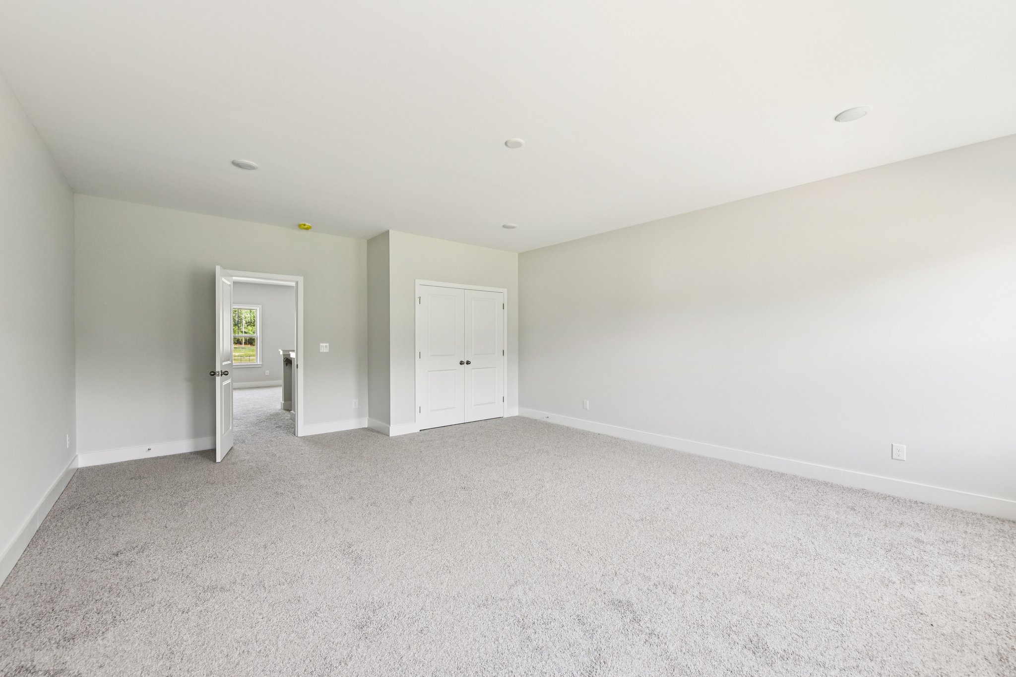 A room with white walls.