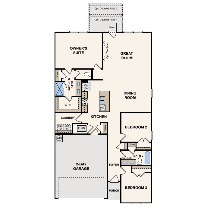 Dartford plan, first floor