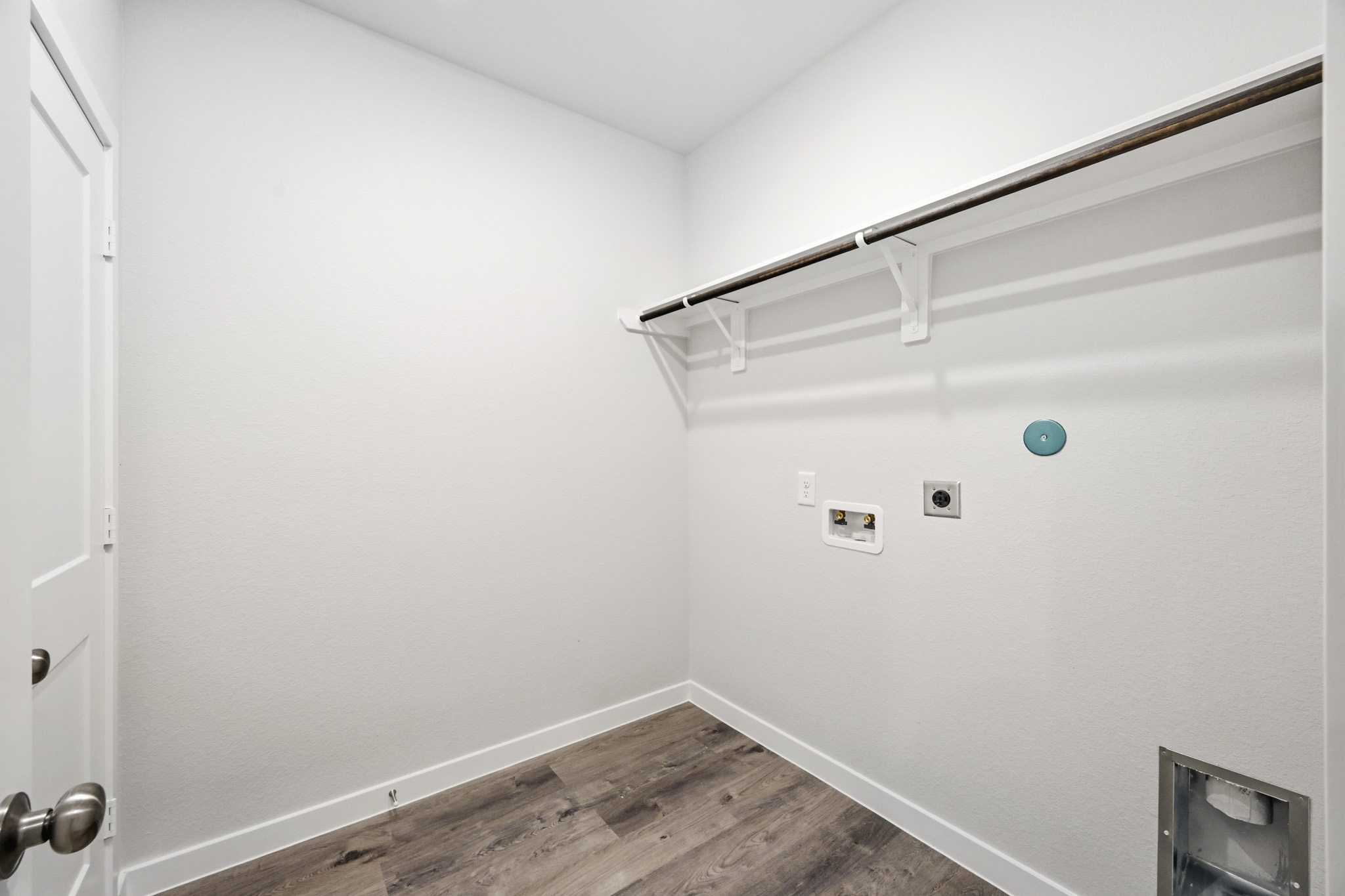 A room with white walls.