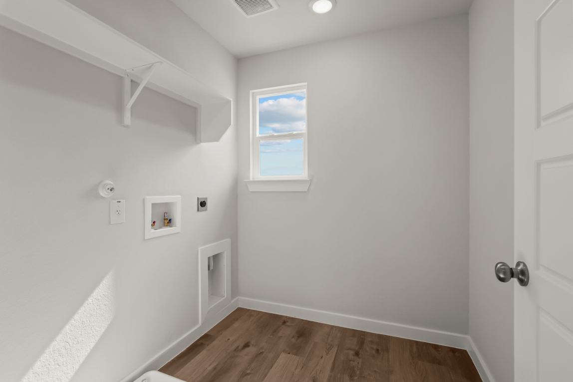 A room with white walls.