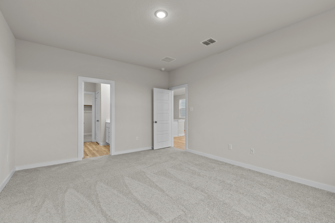 A room with white walls.